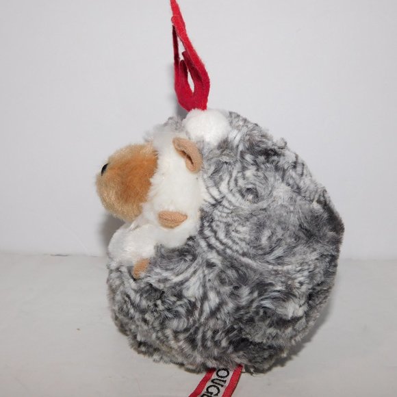 Spicy Holiday Christmas Hedgehog Plush With Antlers 5" Douglas Cuddle Toy - Picture 4 of 7